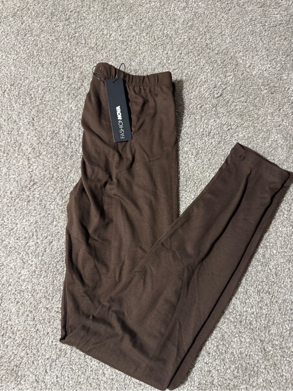 Fashion Nova women Chocolate Brown leggings
